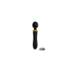 SHAKE Noir, Vibromasseur Wand USB en silicone médical avec 2 puissants moteurs indépendants